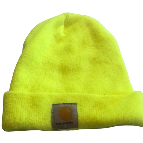 Carhartt neon toboggan safety high vise cap - Picture 1 of 4